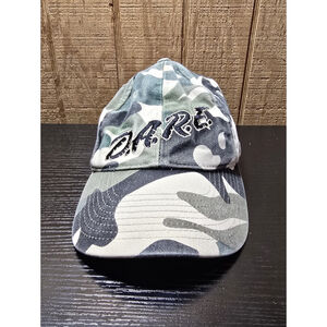 Vintage D.A.R.E. Hat Embroidered Drug Awareness Camouflage Cap Y2K Distress